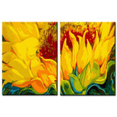 Painting by Numbers Art Nature Sunflower with head up